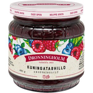 Dronningholm Queen Jam, Raspberry-Blueberry Jam 440g