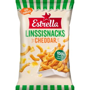 Estrella Lentil Snacks Cheddar 125g