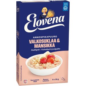 Elovena 210g White Chocolate & Strawberry Instant Porridge
