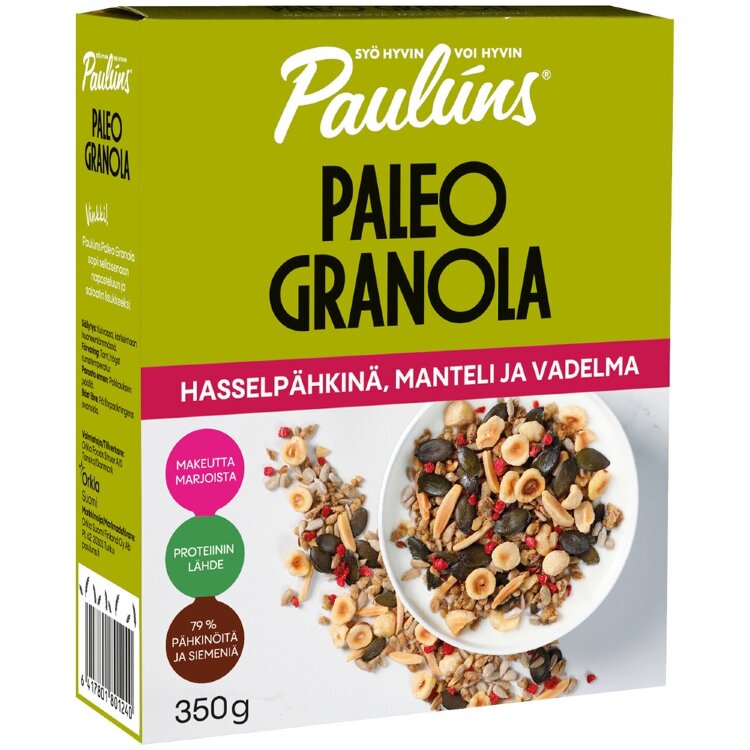 Paulún's Paleo Hazelnut Granola Seed Muesli 350g