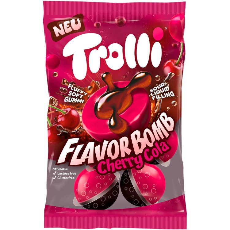 Trolli Flavor Bomb Cherry Cola Candy Bag 75g