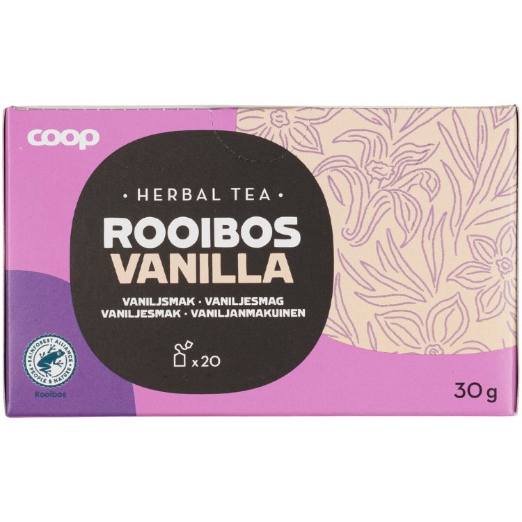 Coop Rooibos Tea Vanilla 30 g 20 Bags