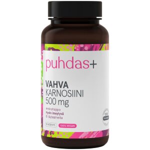 Puhdas+ Strong Carnosine 500 mg 50 Vegekaps