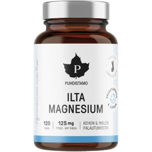 Puhdistamo Evening Magnesium 120 Capsules