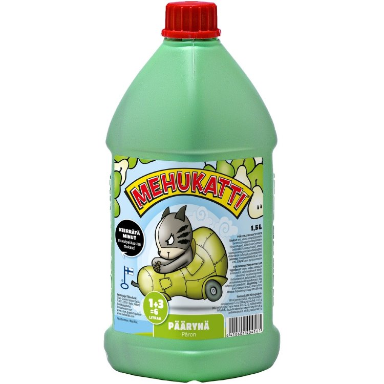 Mehukatti Pear Juice Drink Concentrate 1+3 1.5 L