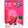 Sun Lolly 8x60ml/65g Freeze Your Own Popsicle Raspberry