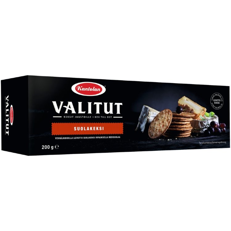 Kantolan Valitut Salted Crackers 200g