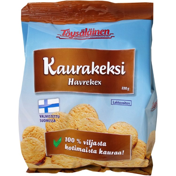 Töysäläinen Oat Biscuit 100% 220g