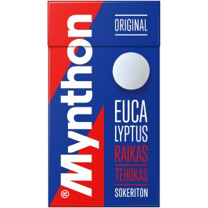 Mynthon Original Eucalyptus Sugar-Free Throat Lozenge 39g
