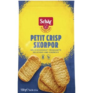 Schär Petit Crisp Rusks 150g, Gluten-Free Rusk