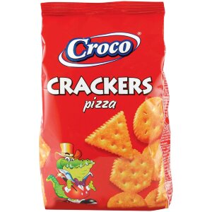 Croco Pizza Flavored Salted Crackers 100g