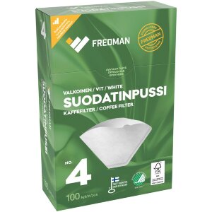 Fredman Filter Bag No 4 White 100pcs