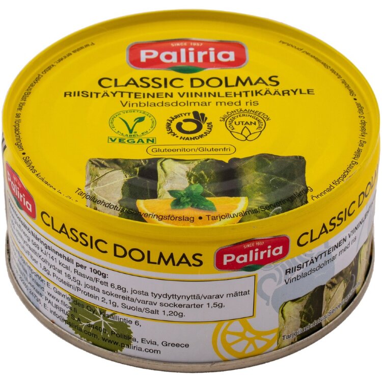 Paliria Rice-Stuffed Vine Leaf Roll 280g