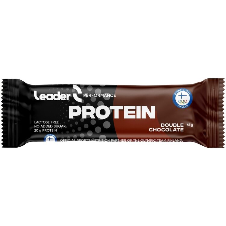 Leader Performance Protein Double Chocolate Chocolate Flavored Protein Bar 61 g