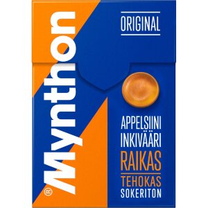 Mynthon Original Orange-Ginger Sugar-Free +C Throat Pastille 85g