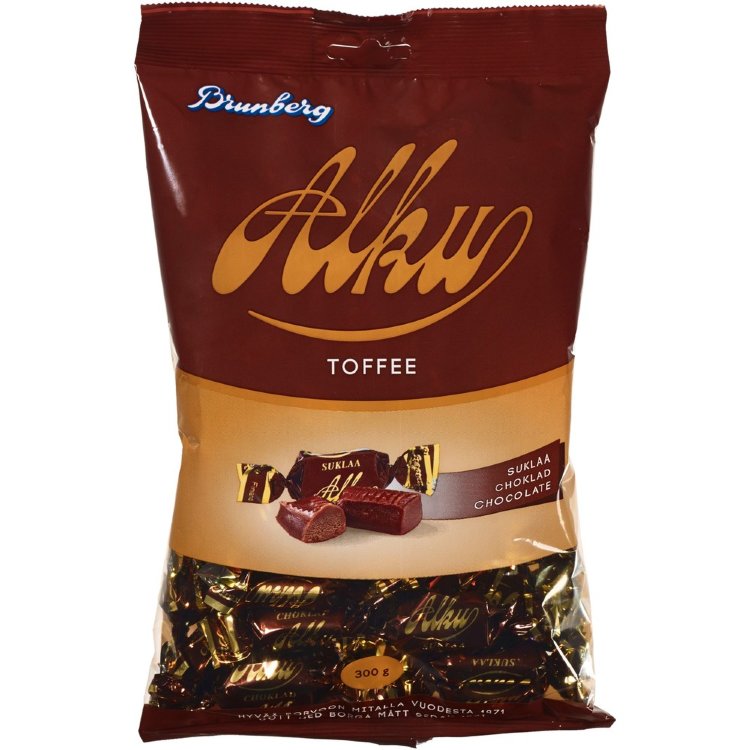 Brunberg Chocolate Alkutoffee chocolate toffee caramel 300g