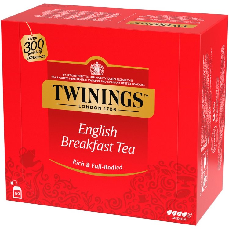 Twinings 50x2g English Breakfast Tea