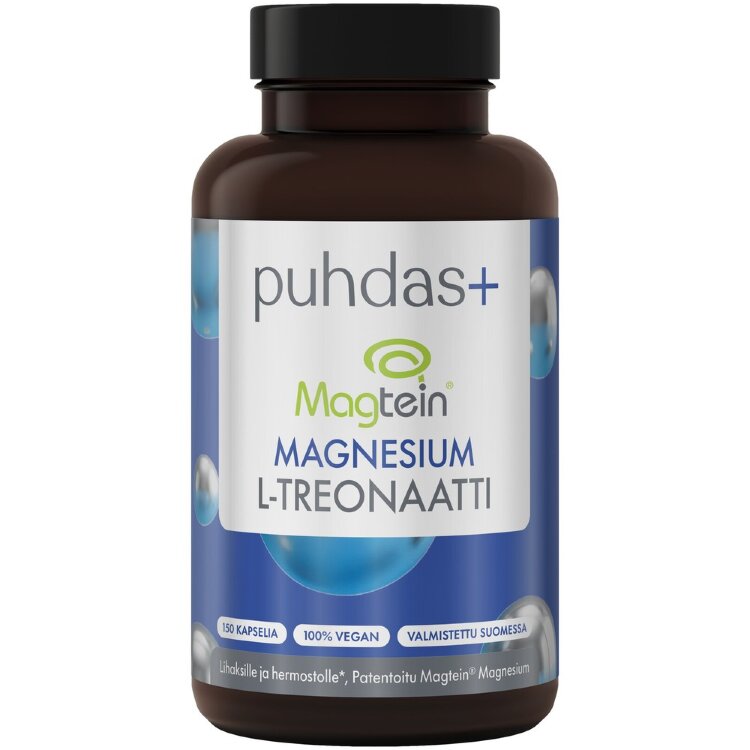 Puhdas+ Magtein Magtein Magnesium L-Treonate 150 Capsules