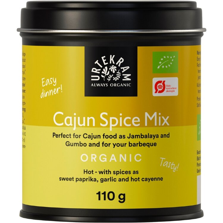 Urtekram Organic Cajun Spice Mix 110g