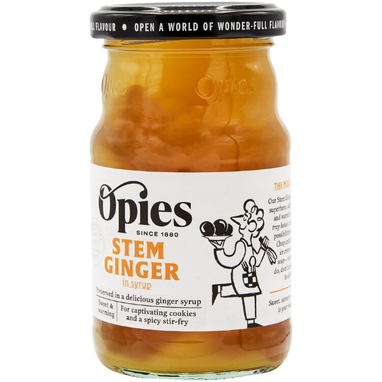 Opies Crushed Ginger Whole 280/150g