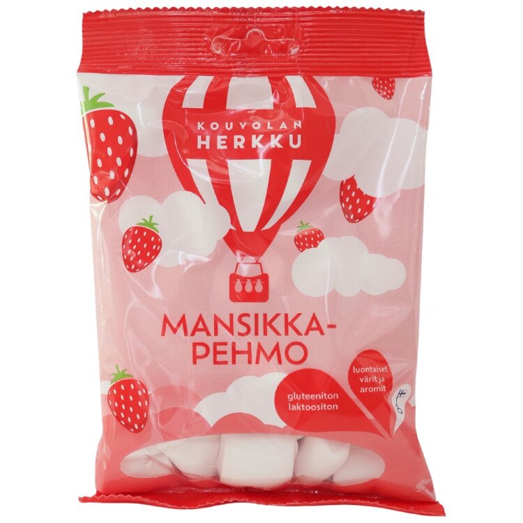 Kouvola Delight StrawberrySoft Marshmallow 80g