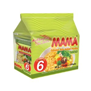 Mama 6-pack Eastern Vegetable Flavored Noodles 6x60g