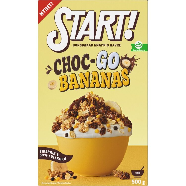 START! Choc-Go Bananas Granola 500g