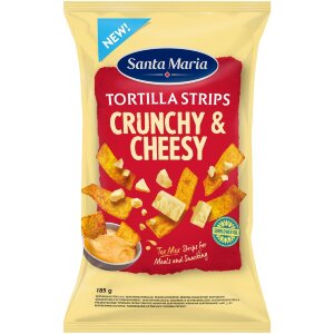 Santa Maria 185g Tortilla Strips Crunchy & Cheesy