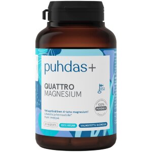 Puhdas+ Quattro Magnesium 120 Capsules