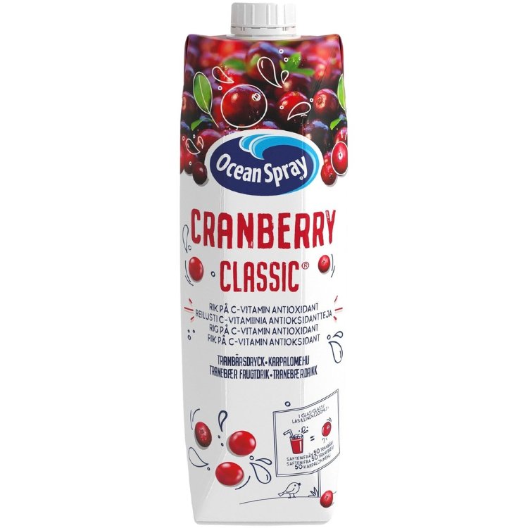 Ocean Spray Cranberry Juice 1L