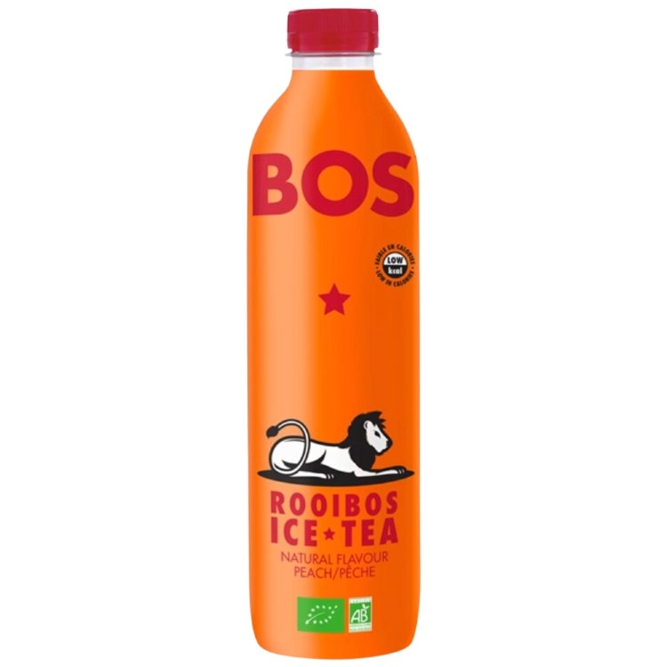BOS Peach Flavored Organic Rooibos Iced Tea 1L