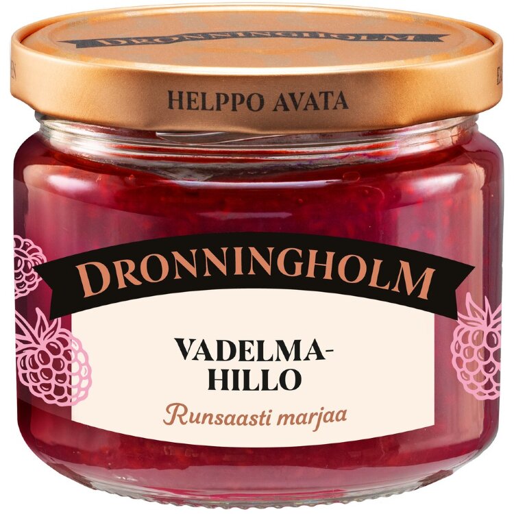 Dronningholm Vadelmahillo 280 g