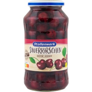 Stollenwerk 680/350g Pitted Sour Cherries
