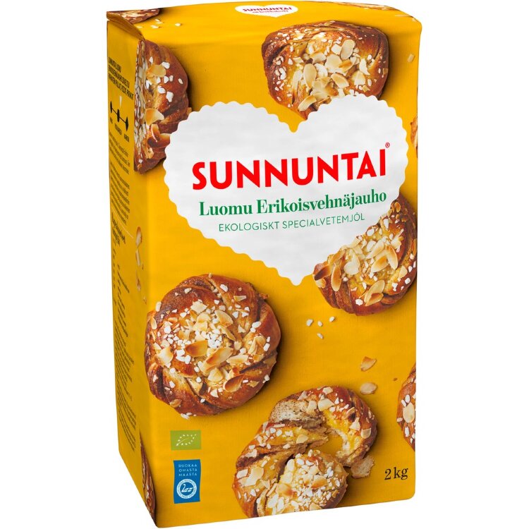 Sunnuntai 2kg Organic Special Wheat Flour
