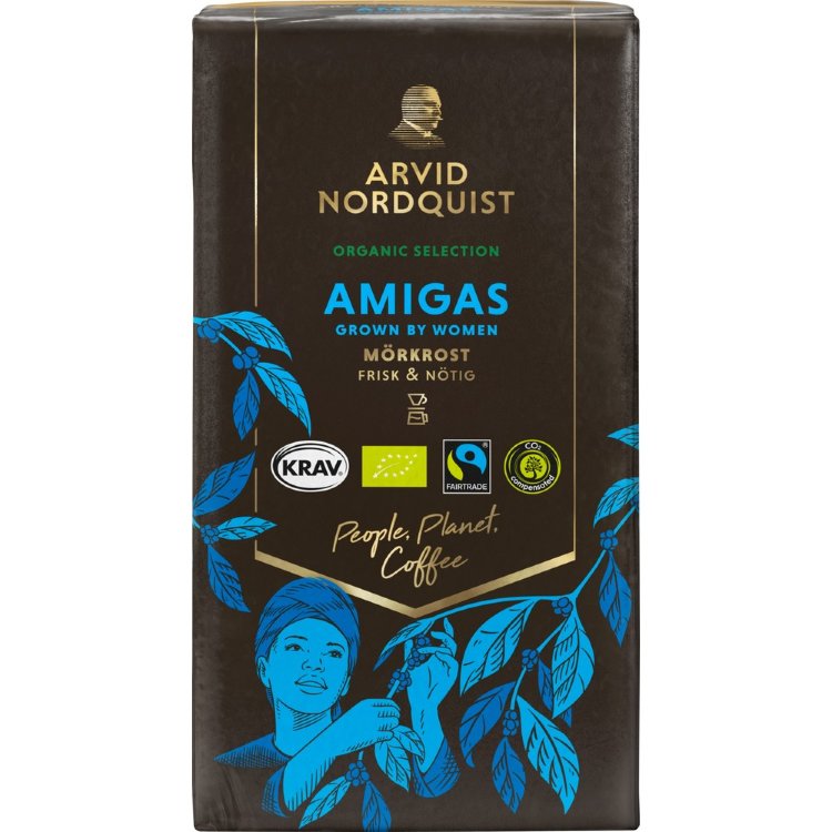 Arvid Nordquist Selection 450g Amigas Dark Roast Organic, Fairtrade
