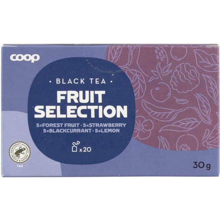 Coop Fruit Tea Assortment 4x5pcs 30g
