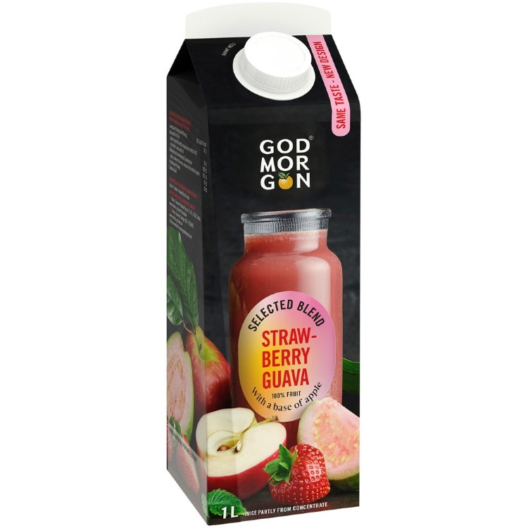 God Morgon Selected Blend Strawberry-guava 100% juice 1 L