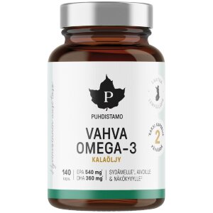 Puhdistamo Strong Omega -3 140 Caps
