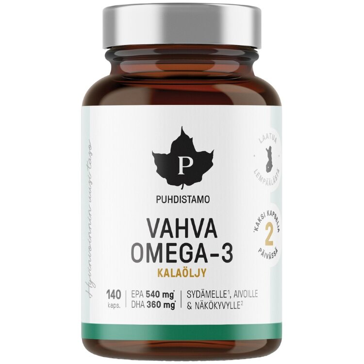 Puhdistamo Strong Omega-3 140 capsules