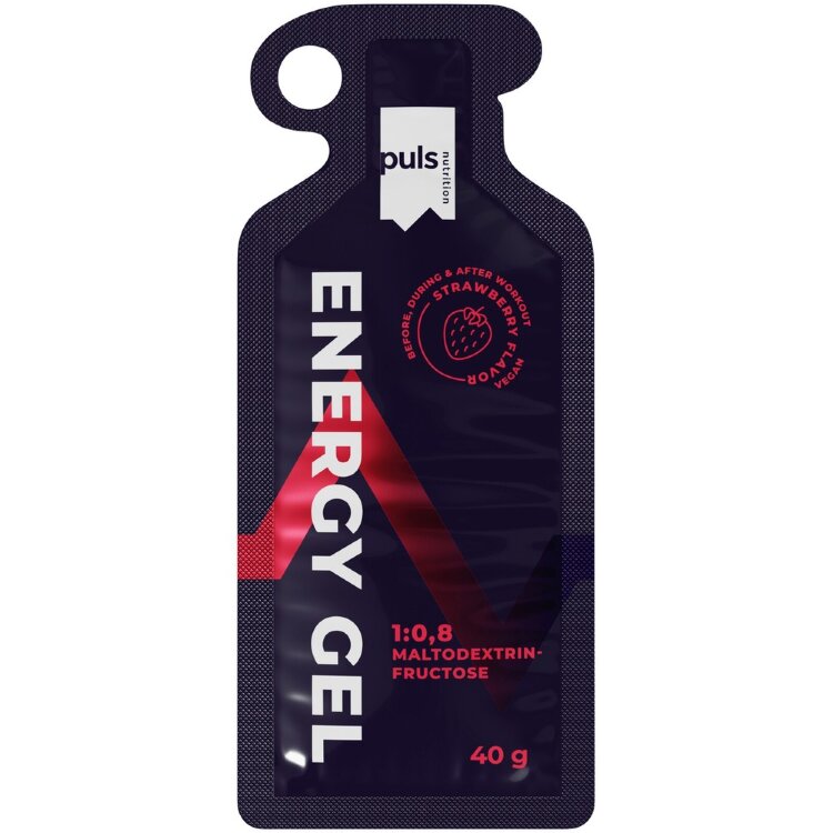 PULS Energy Gel 40 g Strawberry Flavored Energy Gel