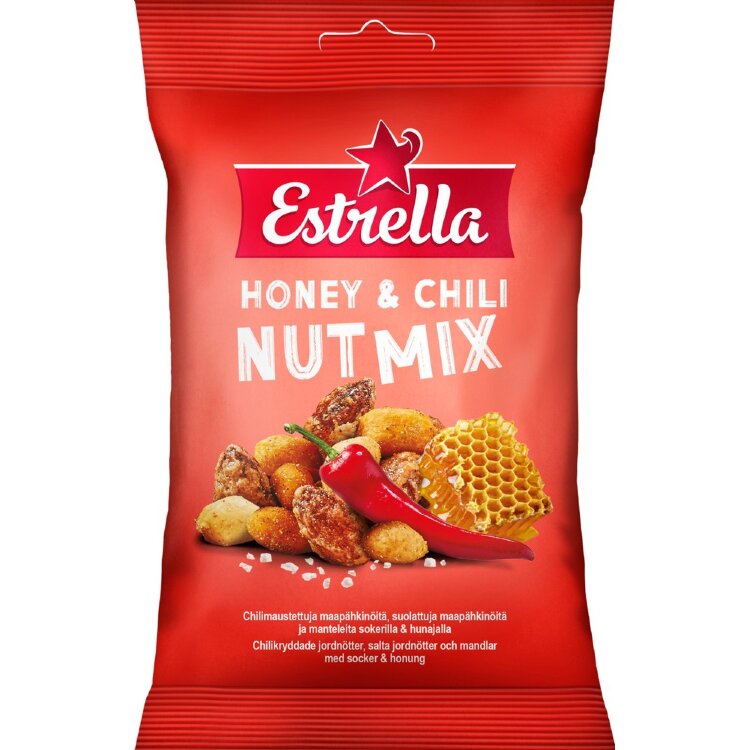 Estrella Honey & Chili Nut Mix 140g