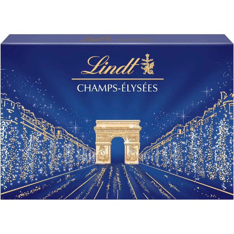 Lindt CHAMPS ELYSÉES Selection Of Fine Milk, Dark And White Chocolate Pralines 182g