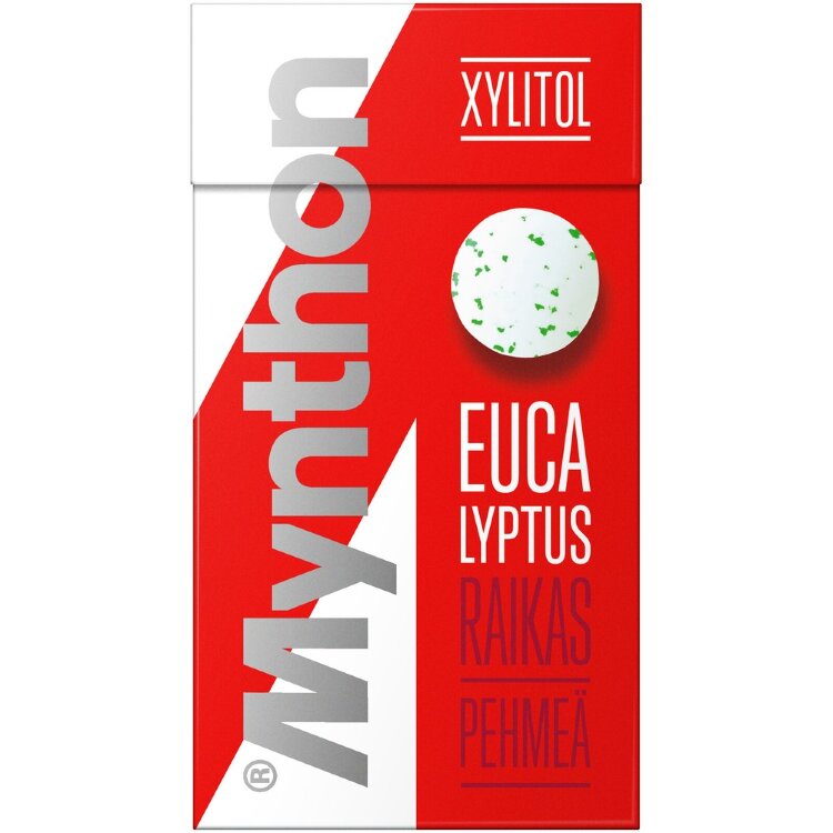 Mynthon Xylitol Eucalyptus + B-vitamin & Calcium Xylitol Lozenge 31g