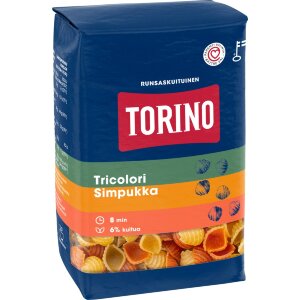 Torino 425g Tricolori Shell Pasta
