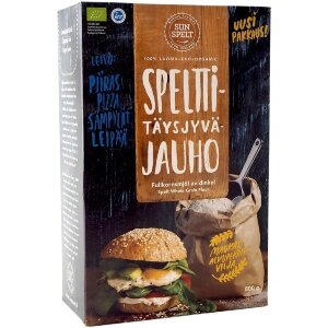 Sunspelt Luomuspeltti Täysjyväjauho 800g