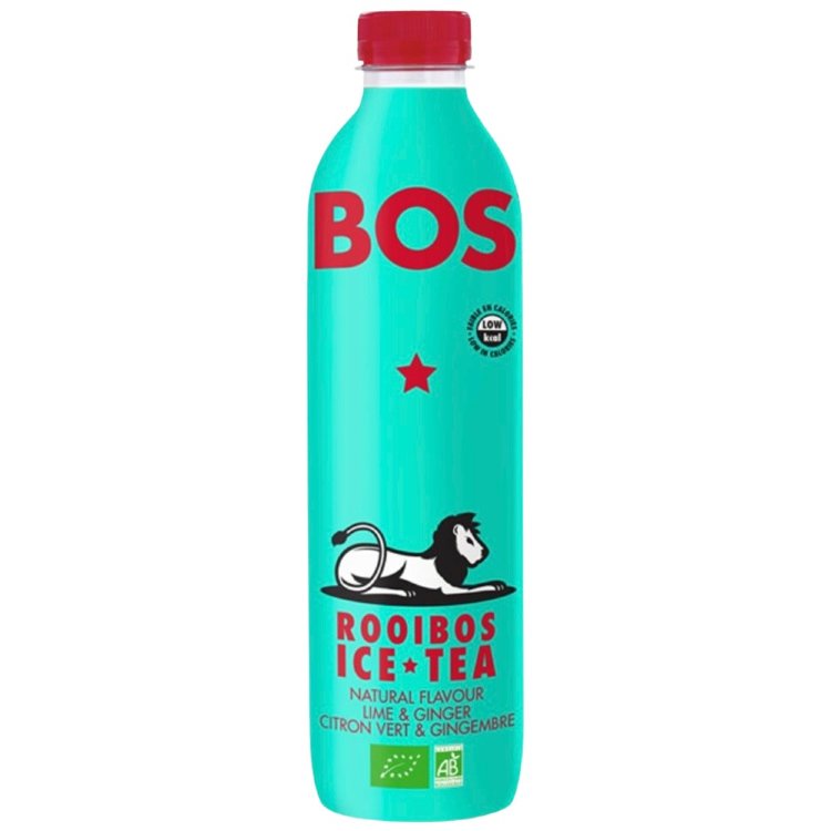 BOS Lime And Ginger Flavored Organic Rooibos Iced Tea 1L