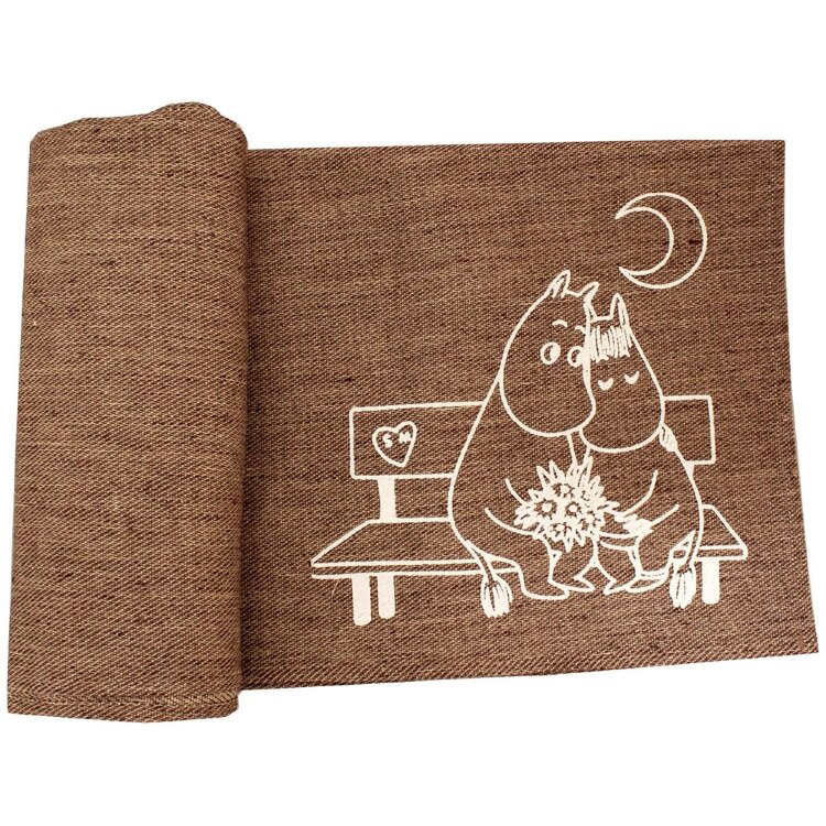 Emendo Love Moomin bench towel, brown