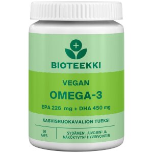 Bioteekki Vegan Omega-3 60 Caps.