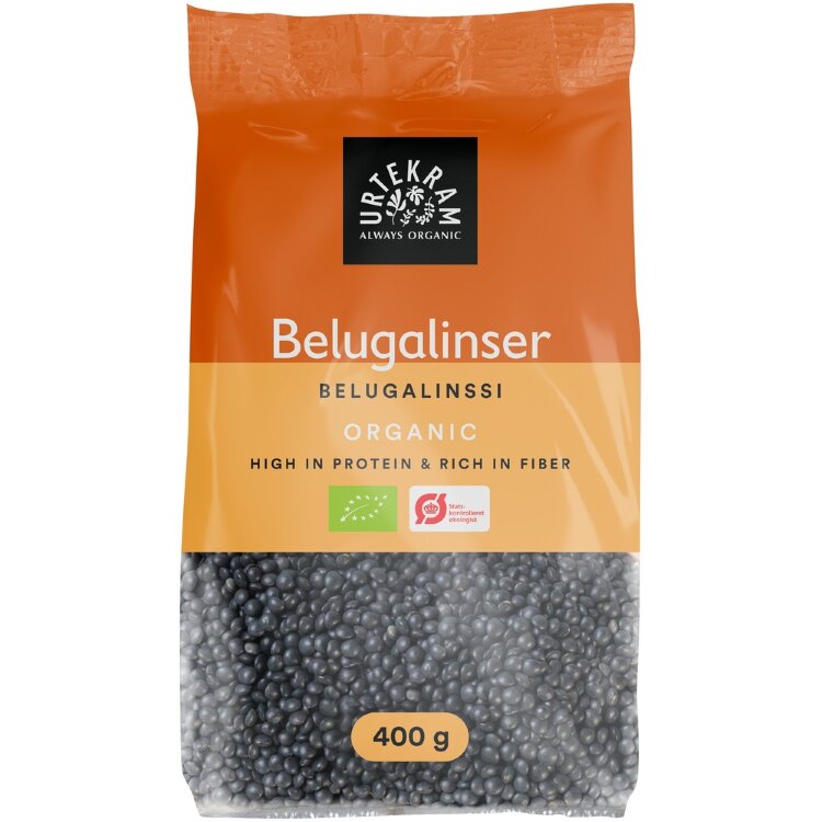 Urtekram Organic Beluga Lentils 400g