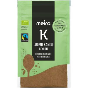 Meira Organic Ground Cinnamon Ceylon Fair Trade 22g